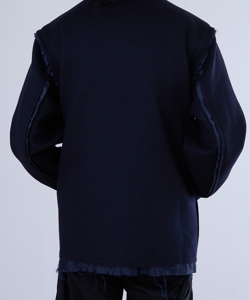 DISCOVERED(ディスカバード)の「DISCOVERED MELTON BLOUSON(ブルゾン・メンズ・ネイビー/ダークグレー・3/1)」の12枚目の写真