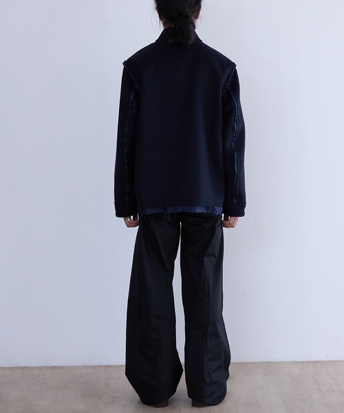 DISCOVERED(ディスカバード)の「DISCOVERED MELTON BLOUSON(ブルゾン・メンズ・ネイビー/ダークグレー・3/1)」の10枚目の写真