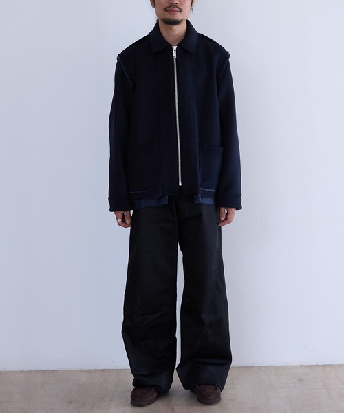 DISCOVERED(ディスカバード)の「DISCOVERED MELTON BLOUSON(ブルゾン・メンズ・ネイビー/ダークグレー・3/1)」の8枚目の写真