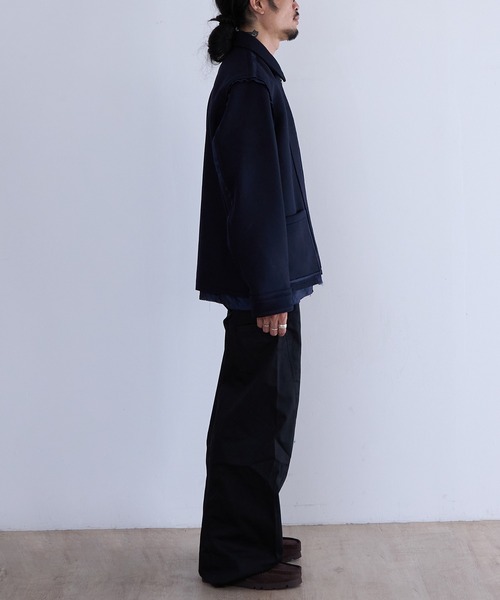 DISCOVERED(ディスカバード)の「DISCOVERED MELTON BLOUSON(ブルゾン・メンズ・ネイビー/ダークグレー・3/1)」の9枚目の写真