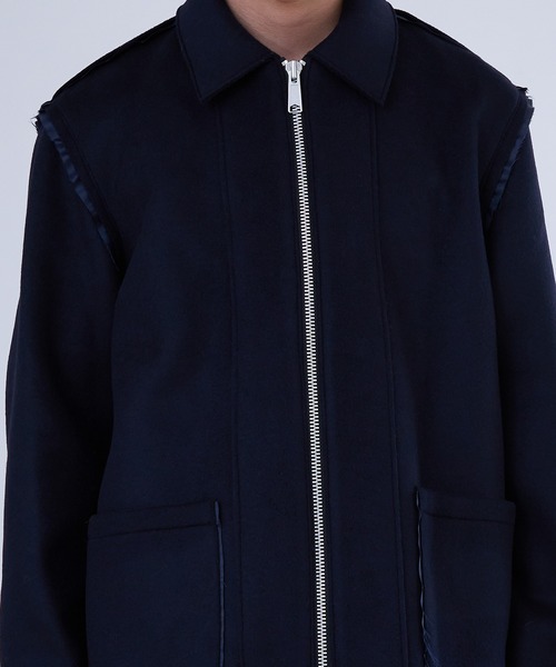 DISCOVERED(ディスカバード)の「DISCOVERED MELTON BLOUSON(ブルゾン・メンズ・ネイビー/ダークグレー・3/1)」の11枚目の写真