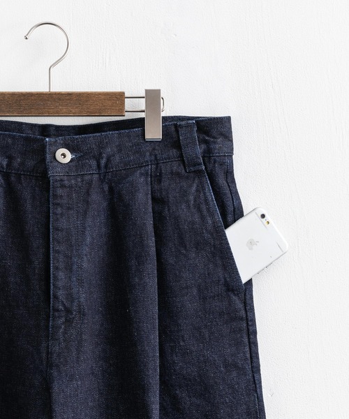Audience（オーディエンス）の「日本製/国産 赤耳インディゴデニムワンタックワイドパンツ AUD3512（デニムパンツ・メンズ・インディゴブルー・S/M/L/XL）」の15枚目の写真