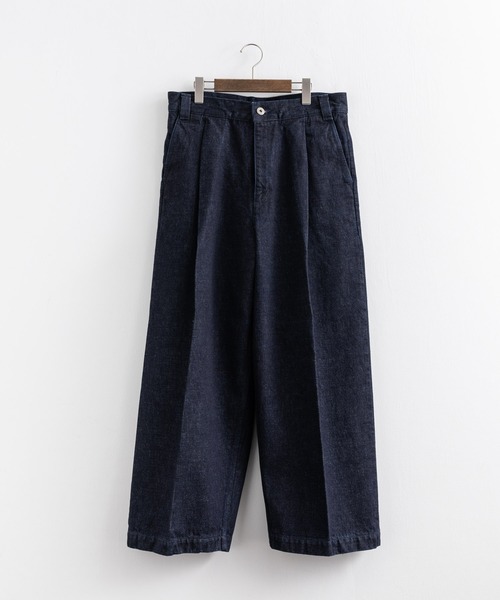 Audience（オーディエンス）の「日本製/国産 赤耳インディゴデニムワンタックワイドパンツ AUD3512（デニムパンツ・メンズ・インディゴブルー・S/M/L/XL）」の11枚目の写真