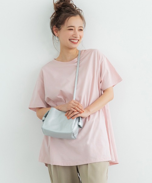 coca(coca)(コカ)の「フレアTee(Tシャツ/カットソー・レディース・ホワイト/ブラック/ピンク/その他・ONE SIZE)」の3枚目の写真