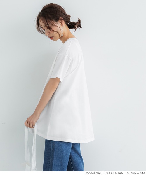 coca(coca)(コカ)の「フレアTee(Tシャツ/カットソー・レディース・ホワイト/ブラック/ピンク/その他・ONE SIZE)」の8枚目の写真