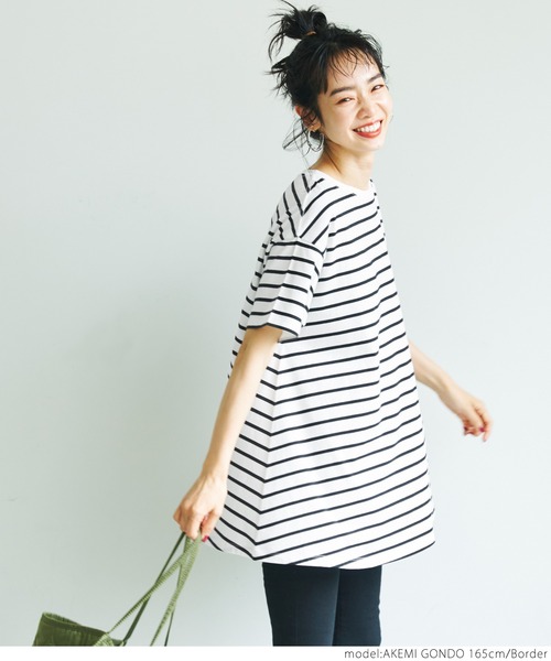coca(coca)(コカ)の「フレアTee(Tシャツ/カットソー・レディース・ホワイト/ブラック/ピンク/その他・ONE SIZE)」の14枚目の写真