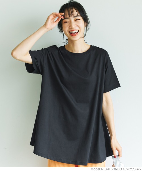 coca(coca)(コカ)の「フレアTee(Tシャツ/カットソー・レディース・ホワイト/ブラック/ピンク/その他・ONE SIZE)」の15枚目の写真