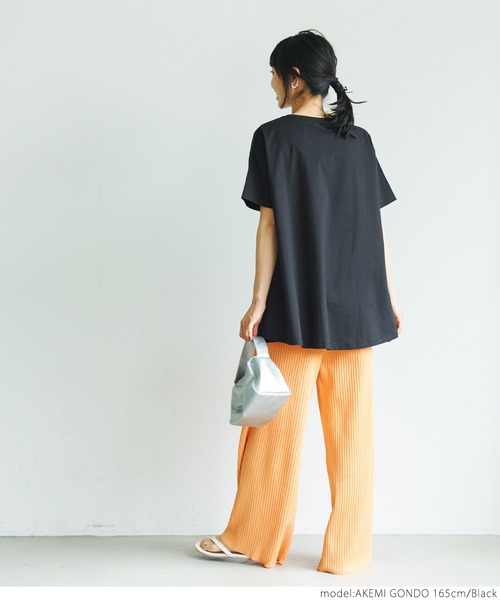 coca(coca)(コカ)の「フレアTee(Tシャツ/カットソー・レディース・ホワイト/ブラック/ピンク/その他・ONE SIZE)」の16枚目の写真