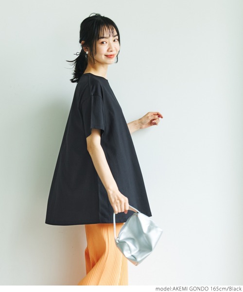 coca(coca)(コカ)の「フレアTee(Tシャツ/カットソー・レディース・ホワイト/ブラック/ピンク/その他・ONE SIZE)」の17枚目の写真