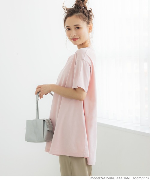 coca(coca)(コカ)の「フレアTee(Tシャツ/カットソー・レディース・ホワイト/ブラック/ピンク/その他・ONE SIZE)」の20枚目の写真