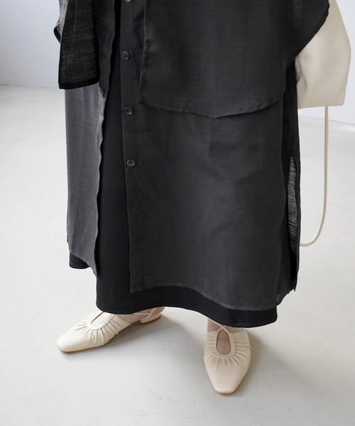 IAMUSE（アイアミューズ）の「【IAMUSE】ハイウエストマーメイドスカート S0657（スカート・レディース・ブラック/オレンジ/グリーン/アイボリー・FREE）」の13枚目の写真