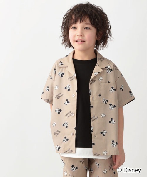 GLOBAL WORK（グローバルワーク）の「キッズ/Disney&Pixar/セットアップシャツ半袖/267120（シャツ/ブラウス・キッズ・ブラック/その他/アイボリー/オフホワイト・150cm/120cm/100cm/140cm/160cm/110cm/130cm）」の3枚目の写真