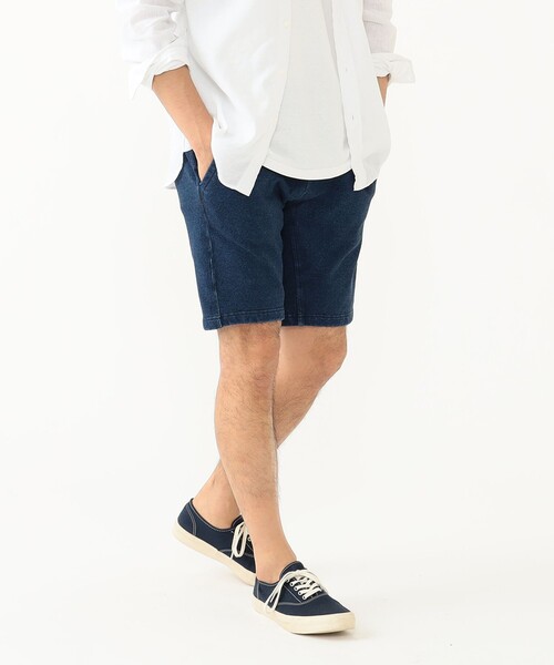 REMI RELIEF スウェット ショートパンツ インディゴ　Ｌ セール】REMI RELIEF × BEAMS PLUS / 別注 Indigo Sweat Shorts