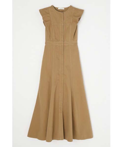 MOUSSY（マウジー）の「SLEEVELESS DENIM LONG ドレス（ワンピース・レディース・ブラック/ベージュ/ブルー・1/2）」の6枚目の写真