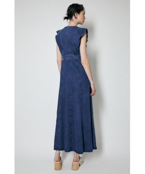 MOUSSY（マウジー）の「SLEEVELESS DENIM LONG ドレス（ワンピース・レディース・ブラック/ベージュ/ブルー・1/2）」の11枚目の写真