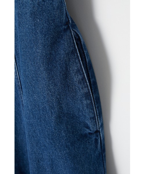 MOUSSY（マウジー）の「SLEEVELESS DENIM LONG ドレス（ワンピース・レディース・ブラック/ベージュ/ブルー・1/2）」の9枚目の写真