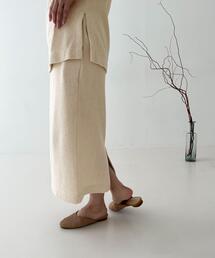 URBAN RESEARCH DOORS | 『セットアップ対応』ヘリンボーン柄カットスカート(スカート)