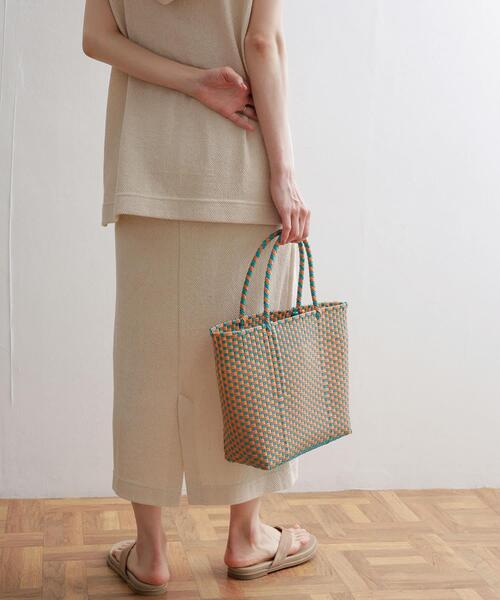 URBAN RESEARCH DOORS（アーバンリサーチドアーズ）の「『セットアップ対応』ヘリンボーン柄カットスカート（スカート・レディース・ブラウン/ナチュラル・MEDIUM）」の19枚目の写真