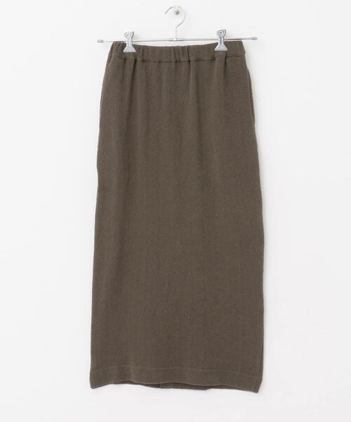 URBAN RESEARCH DOORS（アーバンリサーチドアーズ）の「『セットアップ対応』ヘリンボーン柄カットスカート（スカート・レディース・ブラウン/ナチュラル・MEDIUM）」の6枚目の写真