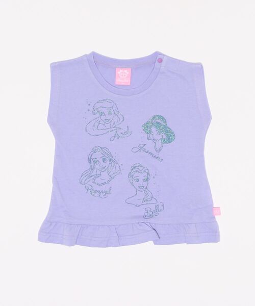 Disney（ディズニー）の「ディズニー プリンセス 裾フリル Tシャツ 6867K（Tシャツ/カットソー・キッズ・ライトグリーン系1/ベビーピンク/バイオレット/パープル・90cm/100cm/110cm/120cm/130cm）」の6枚目の写真
