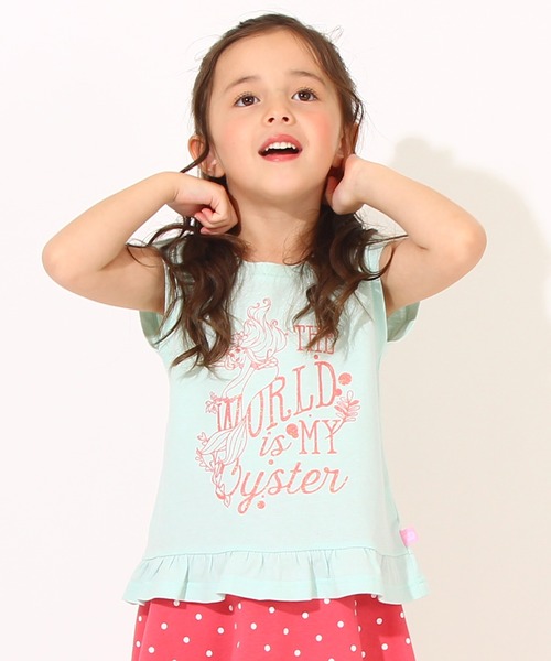 Disney（ディズニー）の「ディズニー プリンセス 裾フリル Tシャツ 6867K（Tシャツ/カットソー・キッズ・ライトグリーン系1/ベビーピンク/バイオレット/パープル・90cm/100cm/110cm/120cm/130cm）」の18枚目の写真