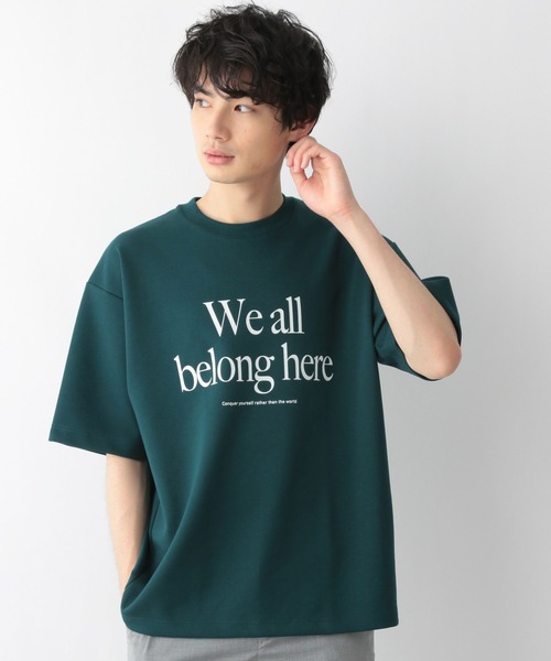 GLOBAL WORK（グローバルワーク）の「エアクッション半袖/ロゴ/294742（Tシャツ/カットソー・メンズ・ホワイト/ダークグリーン/オレンジ/ダークブルー・SMALL/MEDIUM/LARGE/X-LARGE）」の3枚目の写真