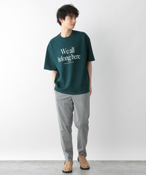 GLOBAL WORK（グローバルワーク）の「エアクッション半袖/ロゴ/294742（Tシャツ/カットソー・メンズ・ホワイト/ダークグリーン/オレンジ/ダークブルー・SMALL/MEDIUM/LARGE/X-LARGE）」の15枚目の写真