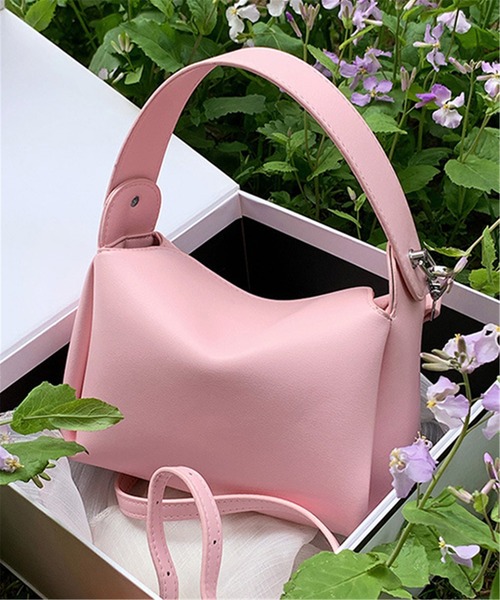 LA VORAGINE(ラ ヴォラジネ)の「2wayスクエアショルダーバッグ/ハンドバッ(ショルダーバッグ・レディース・ブラック/ピンク/ホワイト/グリーン・FREE)」の4枚目の写真