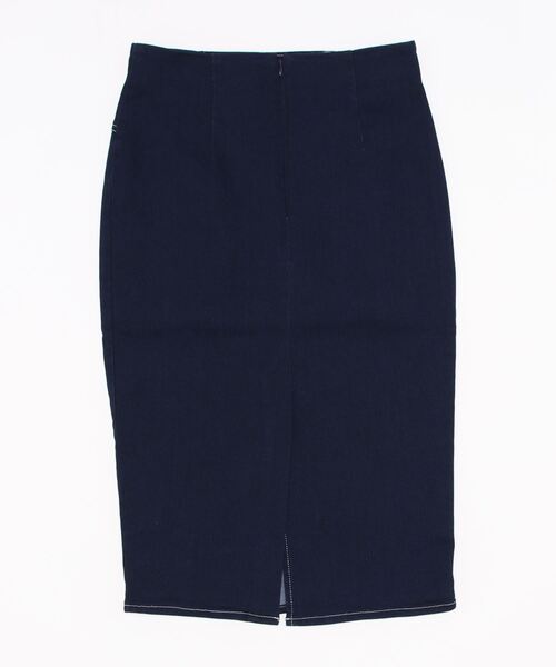 CECIL McBEE（セシルマクビー）の「ストレッチデニムナロースカート（デニムスカート・レディース・サックスブルー/ネイビー・LARGE/MEDIUM）」の3枚目の写真