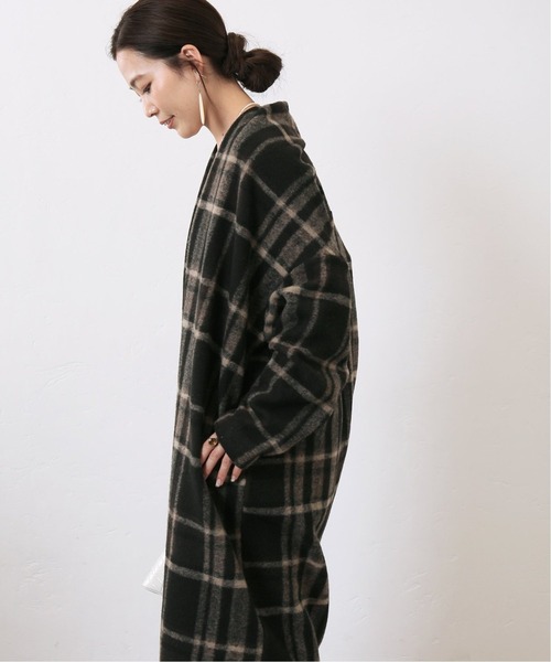 B.C STOCK（ベーセーストック）の「ライトニットガウンコート*（カーディガン/ボレロ・レディース・ブラック/ブラウン/ベージュ・FREE）」の8枚目の写真