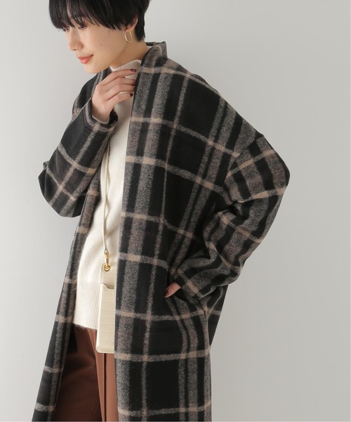 B.C STOCK（ベーセーストック）の「ライトニットガウンコート*（カーディガン/ボレロ・レディース・ブラック/ブラウン/ベージュ・FREE）」の16枚目の写真