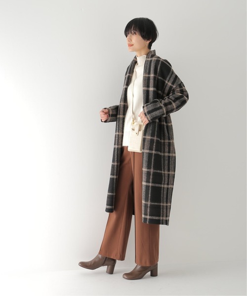 B.C STOCK（ベーセーストック）の「ライトニットガウンコート*（カーディガン/ボレロ・レディース・ブラック/ブラウン/ベージュ・FREE）」の17枚目の写真