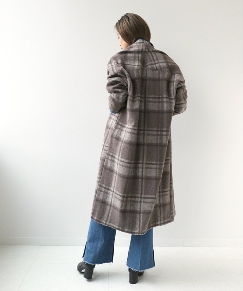 B.C STOCK（ベーセーストック）の「ライトニットガウンコート*（カーディガン/ボレロ・レディース・ブラック/ブラウン/ベージュ・FREE）」の22枚目の写真