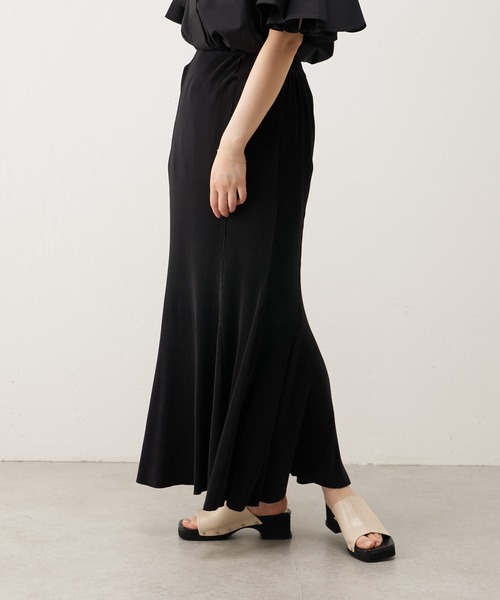 Lui's(ルイス)の「【22AW】プリーツマーメイドスカート(スカート・レディース・ブラック/オレンジ/パープル・FREE)」の4枚目の写真