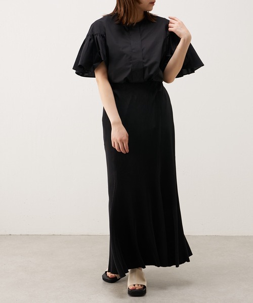 Lui's(ルイス)の「【22AW】プリーツマーメイドスカート(スカート・レディース・ブラック/オレンジ/パープル・FREE)」の8枚目の写真