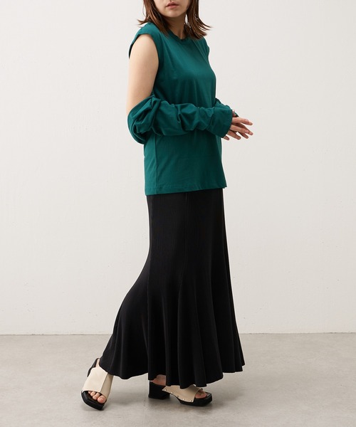 Lui's(ルイス)の「【22AW】プリーツマーメイドスカート(スカート・レディース・ブラック/オレンジ/パープル・FREE)」の21枚目の写真