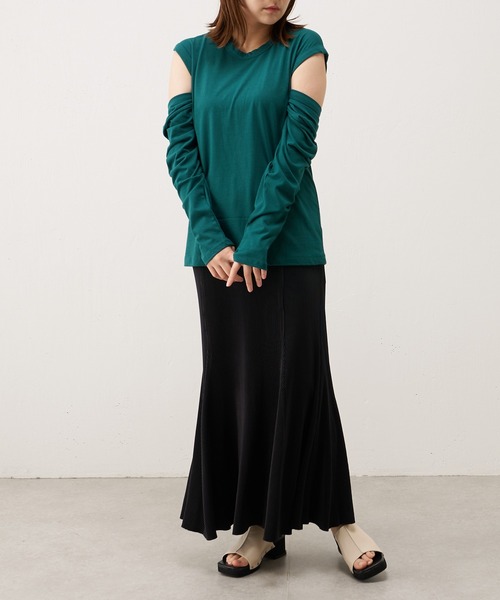 Lui's(ルイス)の「【22AW】プリーツマーメイドスカート(スカート・レディース・ブラック/オレンジ/パープル・FREE)」の18枚目の写真