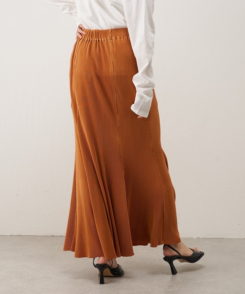 Lui's(ルイス)の「【22AW】プリーツマーメイドスカート(スカート・レディース・ブラック/オレンジ/パープル・FREE)」の6枚目の写真