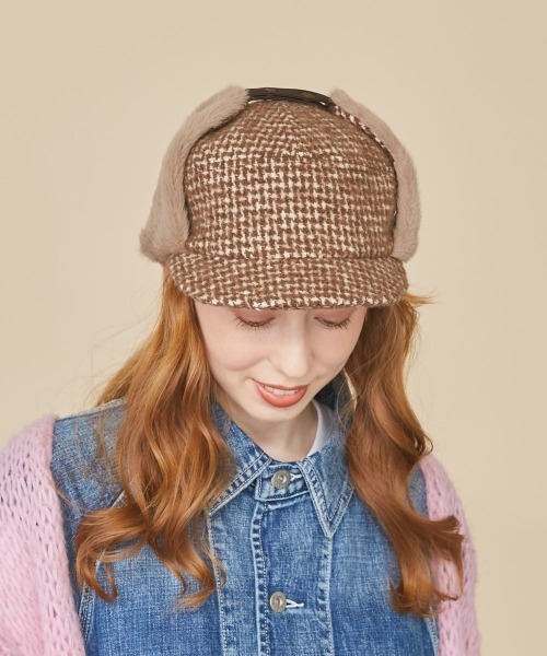 kaorinomori(カオリノモリ)の「kaorinomori アンテキャップ(キャップ・レディース・ブラック/ライトブルー/ブラウン・M/57.5cm)」の11枚目の写真
