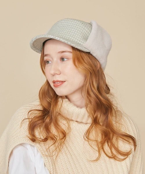 kaorinomori(カオリノモリ)の「kaorinomori アンテキャップ(キャップ・レディース・ブラック/ライトブルー/ブラウン・M/57.5cm)」の21枚目の写真