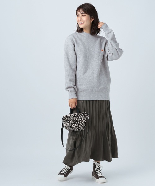 Champion(チャンピオン)の「【Champion(チャンピオン)】別注スウェット刺繍LS(Tシャツ/カットソー・レディース・ライトグレー/オフホワイト/ピンク/グリーン・FREE)」の20枚目の写真