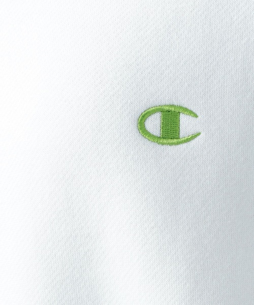Champion(チャンピオン)の「【Champion(チャンピオン)】別注スウェット刺繍LS(Tシャツ/カットソー・レディース・ライトグレー/オフホワイト/ピンク/グリーン・FREE)」の22枚目の写真