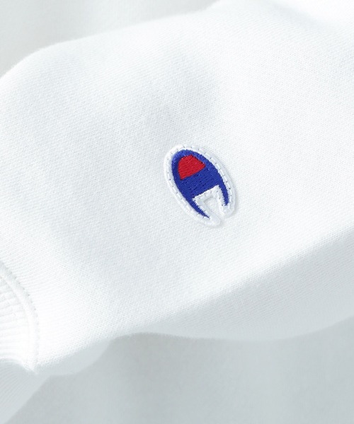 Champion(チャンピオン)の「【Champion(チャンピオン)】別注スウェット刺繍LS(Tシャツ/カットソー・レディース・ライトグレー/オフホワイト/ピンク/グリーン・FREE)」の13枚目の写真