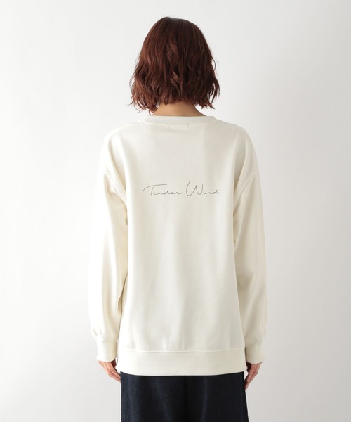 GLOBAL WORK（グローバルワーク）の「マルチファンクションプリントプルオーバー/295708（スウェット・レディース・アイボリー/スミクロ/グレー系その他2/グレー系その他3/グレー系その他4/ベージュ・MEDIUM/LARGE）」の10枚目の写真