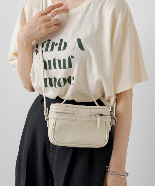 Kastane（カスタネ）の「バニティBAG（ショルダーバッグ・レディース・ブラック/アイボリー/ピンク・FREE）」の5枚目の写真