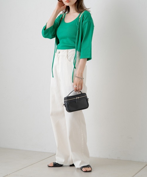 Kastane（カスタネ）の「バニティBAG（ショルダーバッグ・レディース・ブラック/アイボリー/ピンク・FREE）」の17枚目の写真