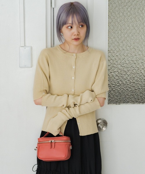 Kastane（カスタネ）の「バニティBAG（ショルダーバッグ・レディース・ブラック/アイボリー/ピンク・FREE）」の22枚目の写真