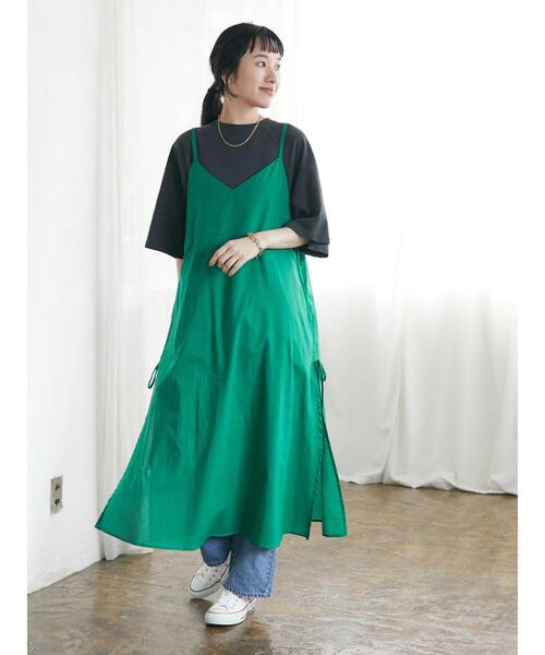 CRAFT STANDARD BOUTIQUE(クラフトスタンダードブティック)の「ピグメントダイラグランH/Sスウェット *(Tシャツ/カットソー・レディース・チャコールグレー/ライトブラウン/ライトグレー/ブルー/レッド・FREE)」の16枚目の写真
