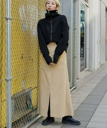 Auntie Rosa Holiday | ビッグカラーフルジップカーデ(カーディガン/ボレロ)