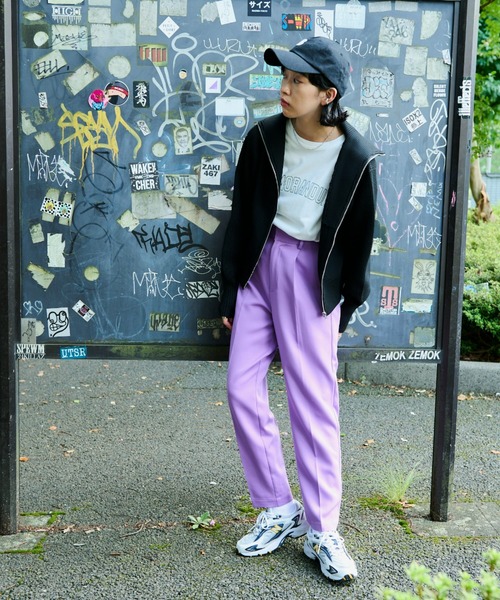 Auntie Rosa Holiday（アンティローザホリデー）の「ビッグカラーフルジップカーデ（カーディガン/ボレロ・レディース・ブラック/グリーン・FREE）」の13枚目の写真